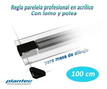 Comprar Regla Paralela Plantec 100 Cm Para Mesa De Dibujo Tablero