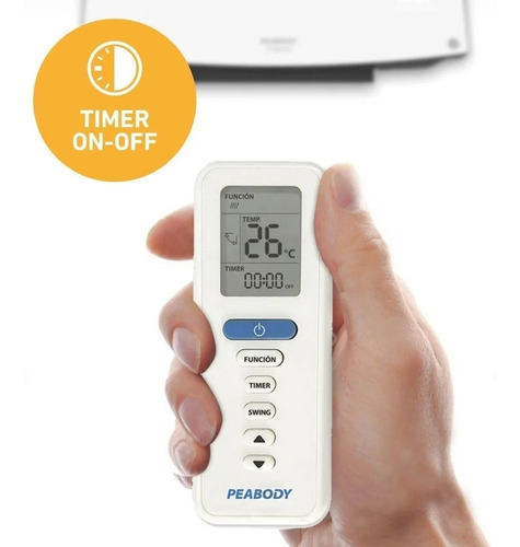 Imagen 8 de 9 de Calefactor Peabody Eléctrico Digital Pe-cv20 220v