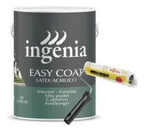 Comprar Latex Ingenia Easy Coat 10l Int Ext Rodillo Antigota 22cm Mm