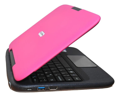 Netbook Exo 4gb Ram Win 10 Outlet Disco 320gb Hdmi Wifi Cam Rosa