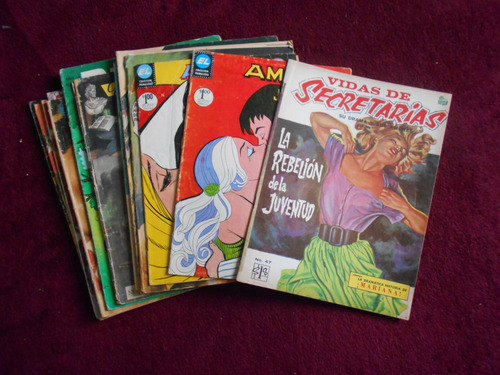 Lote D15 Historieta Varias Romance Femenil Drama Amores (Usado)