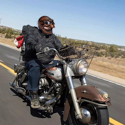 Dc! Casco Motociclista Cráneo Máscara Halloween 2024