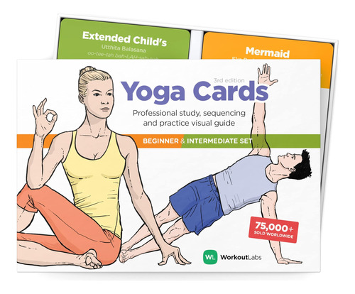 Workoutlabs Tarjetas De Yoga I Y Ii ' Juego Completo Para Pr