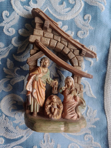 Antiguo Nacimiento Religioso Italiano Navidad Navideño Mr55