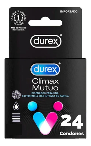 Condones Durex Retardante Climax Mutuo 24 Unidades