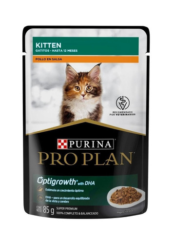 Pro Plan Sobres (pouches) Kitten Gatito Pollo 24pzs