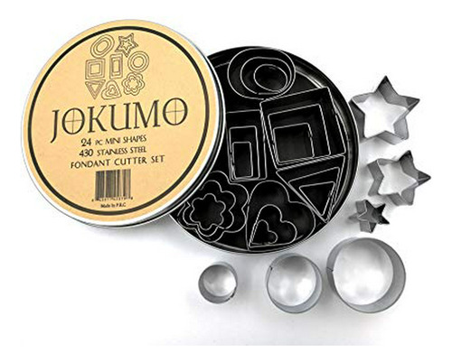 Jokumo - Juego De Cortadores De Fondant Con Formas Múltiples