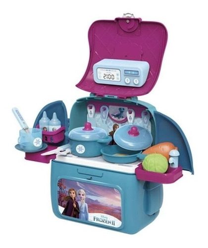 Frozen Kitchen Set Mochila Cocina 2 En 1 Ditoys 2384