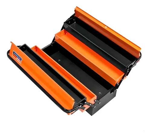 Caixa Sanfonada Com Ferramentas 65 Peças - Tramontina Pro Cor Laranja