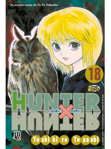 Mangá Hunter X Hunter Volume 18° Lacrado Jbc