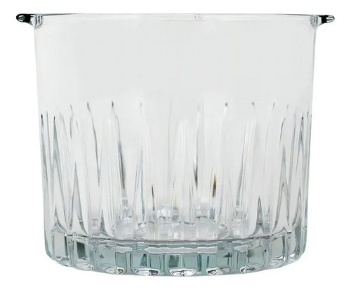 Hielera De Vidrio Diamante 1.5litros 6 Piezas Con Pinzas Color Transparente Kristalino
