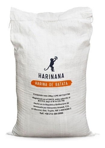 Harina De Batata Sin Gluten 20 Kg