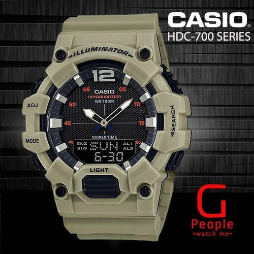 Reloj Casio Hdc-700-3a3vcf 100% Original Y Nuevo