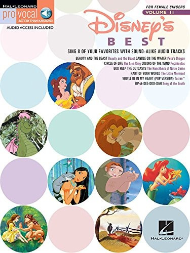 Disneys Best Pro Vocal Womens Edition Volume 11 (hal Leonard