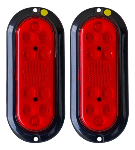 Lanterna Led Carreta Carreta Reboque  Prova D'água 02 Pares