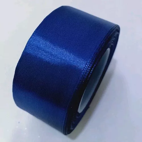Rollo Cinta Textil Raso azul