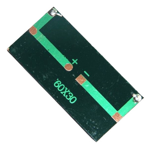 Modulo Mini Panel Solar Policristalino 0.2w 1.5v 60x30mm