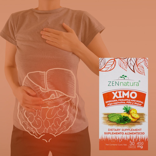 Suplemento Zen Natura Control de peso Raiz de tejocote XIMO - cápsula