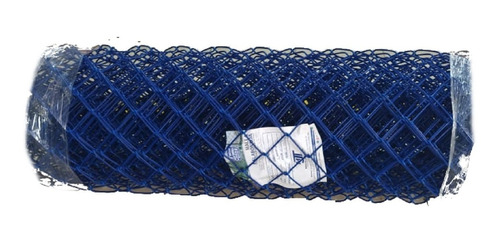 Malla Eslabonada Pvc Azul Rollo 10x1 - m a $29780