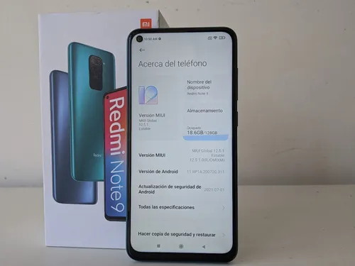 Xiaomi Redmi Note 9 128 Gb Verde Bosque En Caja Cargador