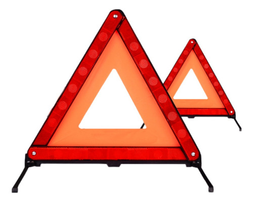 2 Triángulo De Advertencia,plegado,estacionamiento Peligroso