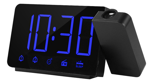 Snooze Reloj Despertador 180° Proyector Con Radio Fm Proyecc