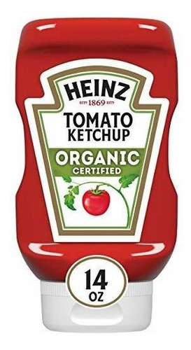 Ketchup De Tomate Orgánico Heinz (pack 6x14 Oz)
