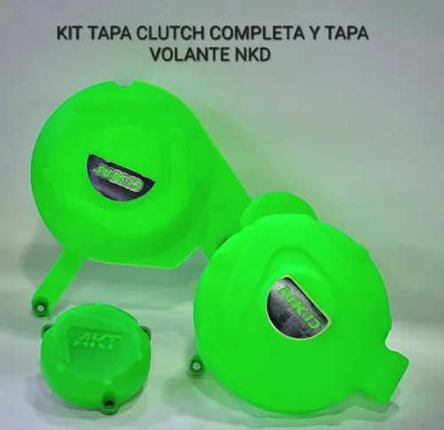 Kit Protector Tapa Clutch Y Tapa Volante Lujo Akt Nkd 125/sl