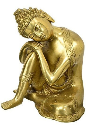 Estatua Budista Estatua De Buda De Laton Grande - Dormir De
