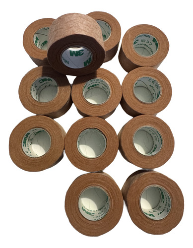 Cinta Micropore Piel 3m - 2.5cm X 3m - 12pc S/caja