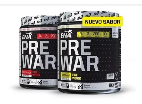 Pre War 400gr Ena Sport Energizante Pre Entrenamiento