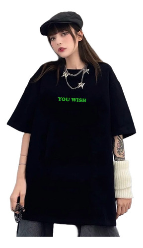 Remera Algodon Sin Género - You Wish Aesthetic