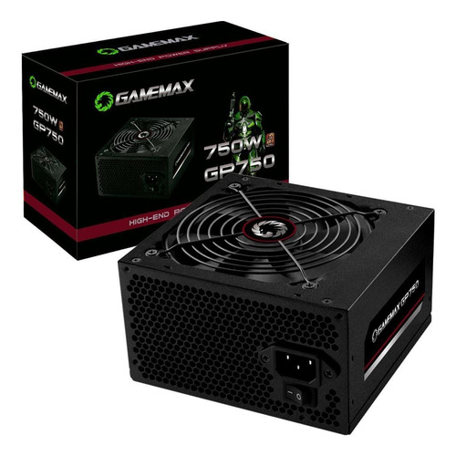 Fonte Gamer Gamemax Gp750, 750w, Pfc Ativo, 80 Plus Bronze,