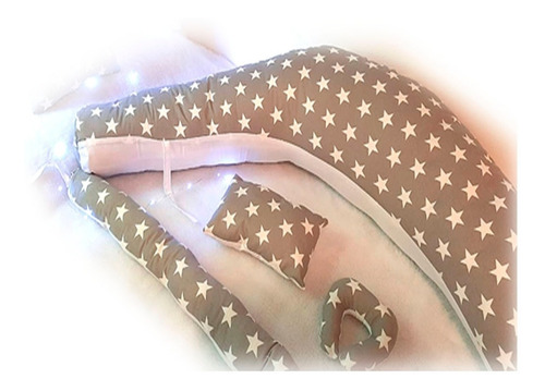 Imagen 3 de 4 de Almohada Embarazo Extra Grande+set-algodon 100%
