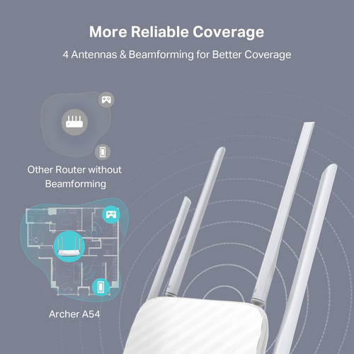 Router De Internet Inalámbrico De Doble Banda Tp-link Ac1200
