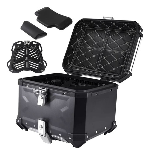 Maleta Top Case Caja Trasera De Aluminio Moto 55 L