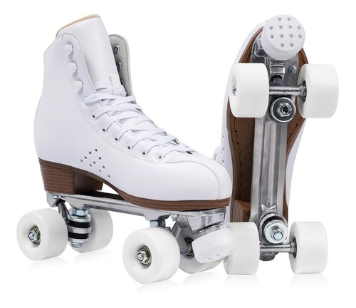 Imagen 8 de 10 de Patines Artistico Profesionales Saltos Giros 58 Mm Silicona