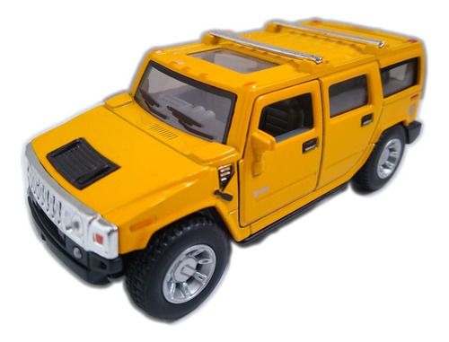 Carro Camioneta Hummer H2 Metal Kinsmart Toyota Escala 1/36