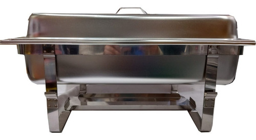 Chafing Acero Inoxidable Rectangular Bandeja Simple 9 L