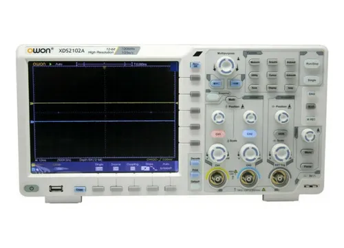 Osciloscopio Owon Digital 100 Mhz 12 Bits 1 Gs 2 Canales