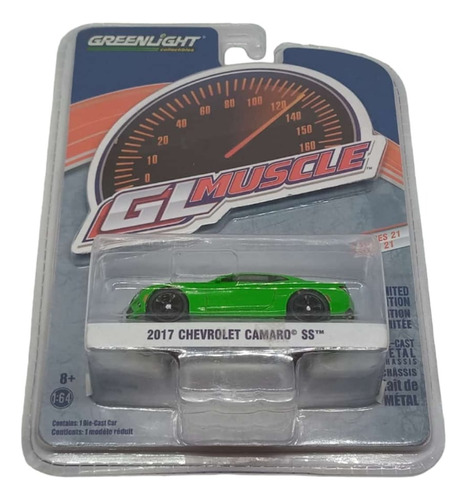 Auto Coleccion Chevrolet Camaro Ss ´17 Greenlight Gl Muscle