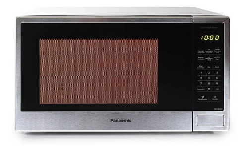 Horno De Microondas 1.3  Silver Con Acero Inox Panasonic