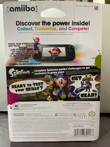 Inkling Boy - Chico - Amiibo - Linea Splatoon