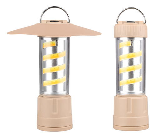 Lámpara Recargable Solar Linterna Camping Multiple Portátil
