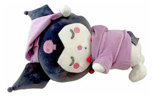 Peluche Hermoso Kuromi Dormida Ideal Para Cama O Cunas Niñas