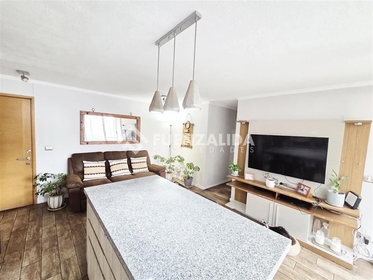 Imagen 4 de 17 de Departamento En Venta De 3 Dorm2 Baños Est Y Bd. En Santiago