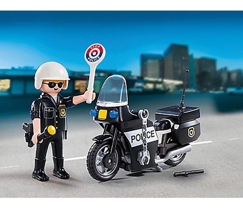 Set De Construcción Playmobil Maletín Policía