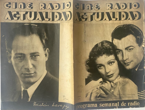 Cine Radio Actualidad Noviembre 1936 Nº 22 Espectáculos Cra1