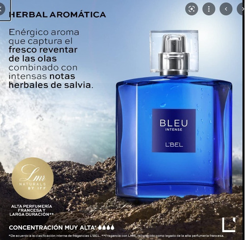 Blue Intense De Lbel Perfume De Hombre Con Envio Gratis 