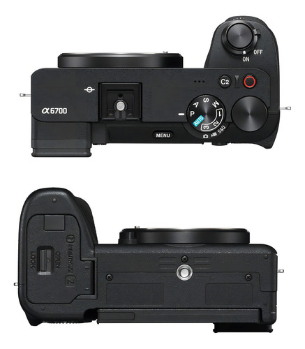 Câmera Mirrorless Sony A6700 26mp 4k 120fps Cor Preto